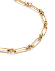 Gold Link Chain Necklace