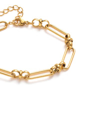 Gold Chain Link Bracelet