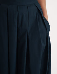 Black Box Pleat Midi Skirt