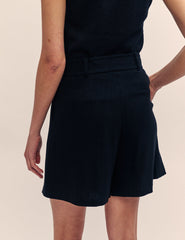 Black Tailored Mel Shorts