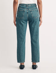 Vintage Mid Wash Slim Straight Leg Jeans