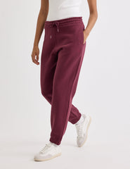 Burgundy Tapered Joggers
