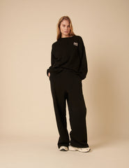 Black Wide Leg Joggers