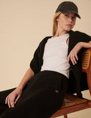 Black Wide Leg Joggers