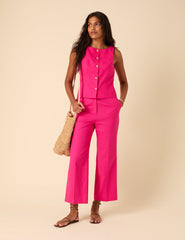 Pink Tailored Trousers