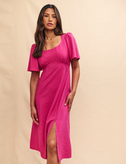 Pink Dee Dee Midi Dress