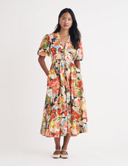 Floral Starlight Midi Dress