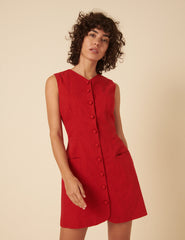 Red Tailored Yana Mini Dress
