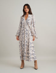 Snake Print Carla Midi Dress