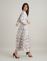 Snake Print Carla Midi Dress