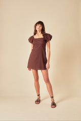 Brown Ramona Mini Dress