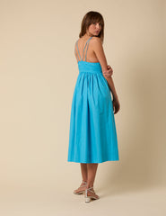 Blue Dua Midi Dress