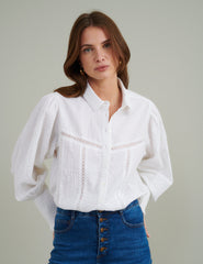 White Seersucker Shirt