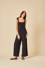 Black Polka Dot Jumpsuit