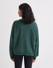 Green Boxy Sweatshirt