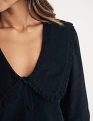 Black Cord Emmie Blouse