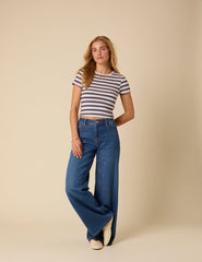 White Striped Baby T-Shirt