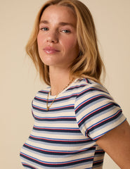 White Striped Baby T-Shirt