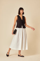 Black Tie Front Waistcoat