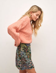 Pearl Floral Mini Skirt