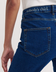 Mid Rise Slim Flare Indigo