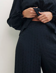 Black Star Jacquard Cora Trouser