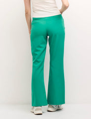 Green Frankie Kick Flare Trousers