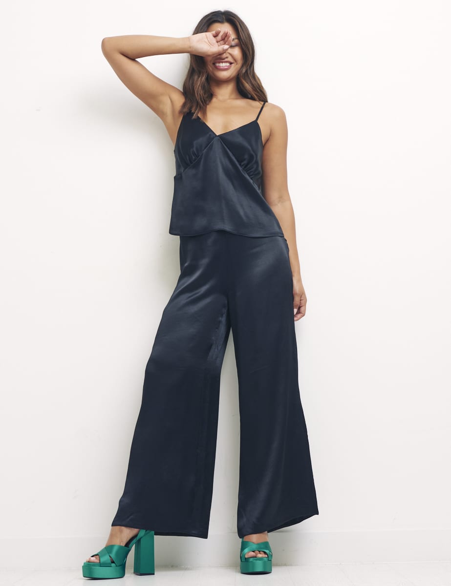 Black Plain Cora Trouser