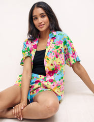 Cotton Floral Shorts