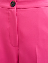 Pink Frankie Kick Flare Trousers