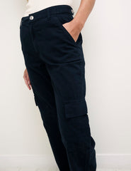 Black Pansy Utility Pant