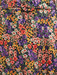 Multi Floral Aurelia Midi Skirt