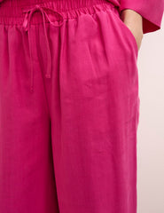 Hot Pink Wide Leg Trousers