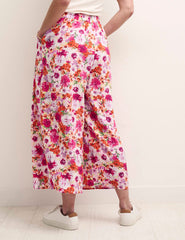 Pink and Orange Big Floral Zeena Trouser