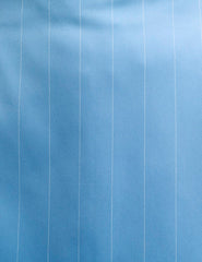 Blue Pinstripe Mini Skirt