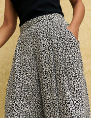 Black Floral Zeena Trouser