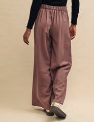 Dusky Pink Wide Leg Zeena Trousers