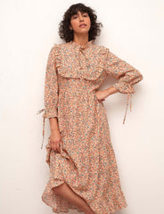 Multi Ditsy Floral Shellie Midi Dress