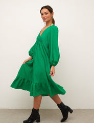 Green Ammie Midi Dress
