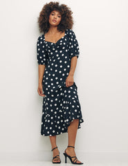 Black Darcie Midi Dress