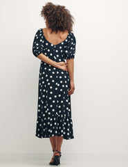 Black Darcie Midi Dress
