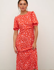 Nova Heart Pink Felicia Midi Dress