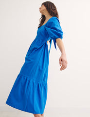Blue Loretta Midi Dress