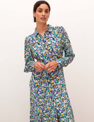 Multi Ditsy Floral Tatianna Midi Dress