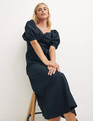 Black Esra Midi Dress