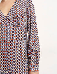 Multi Orla Geo Siri Midi Dress