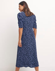 Purple Hallie Evie Midi Dress