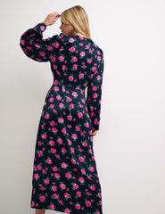 Blush Floral Pink Tasha Midi Dress