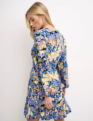 Floral Petite Serena Long Sleeve Mini Dress
