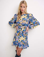 Floral Serena Long Sleeve Mini Dress